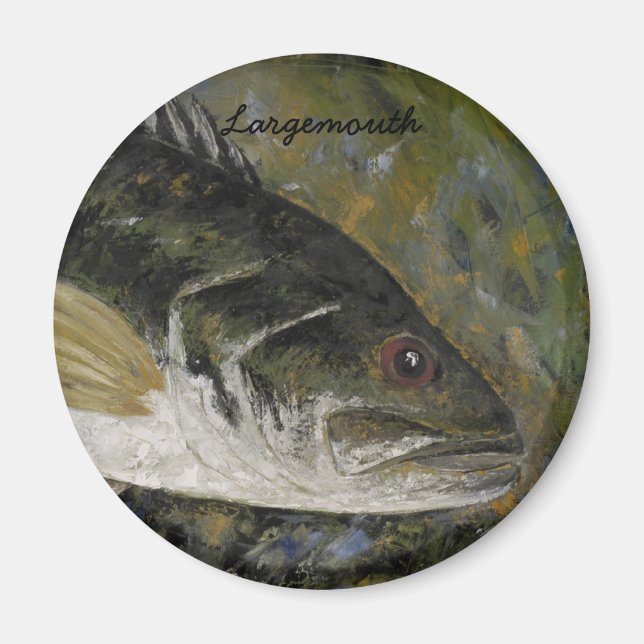 Largemouth Bass Magnet (Vorne)