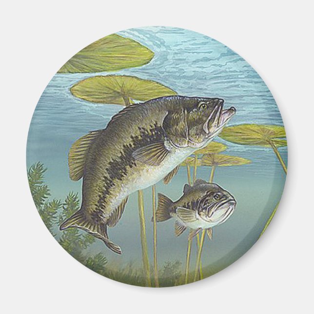 Largemouth Bass Magnet (Vorne)