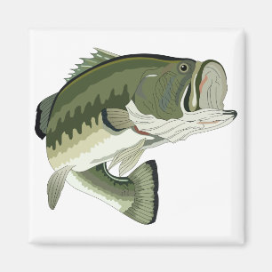 LARGEMOUTH BASS MAGNET