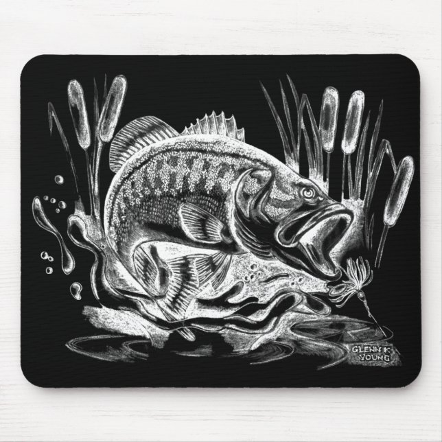 Largemouth Bass Mousepad (Vorne)