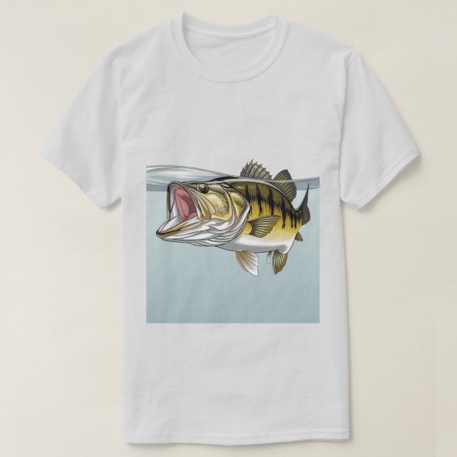 Largemouth-Bass T-Shirt (Design vorne)