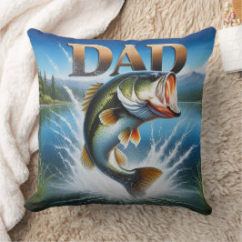 Largemouth Bass Vater Kissen