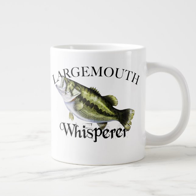 Largemouth Bass Whisperer Jumbo-Tasse (Rechts)
