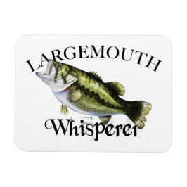 Largemouth Bass Whisperer Magnet