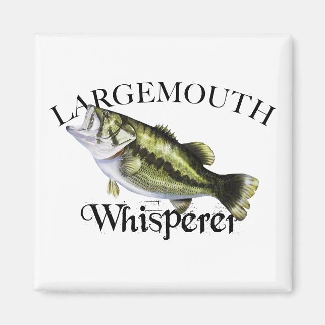 Largemouth Bass Whisperer Magnet (Vorne)