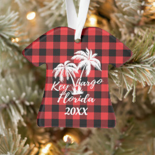 Largo Florida Beach Palme Personalisiert Ornament