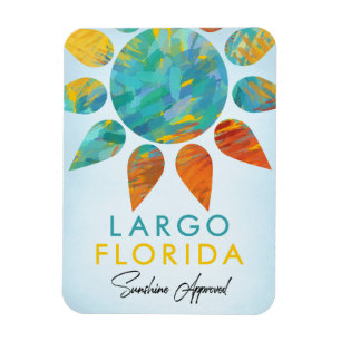 Largo Florida Sunshine Reise Magnet