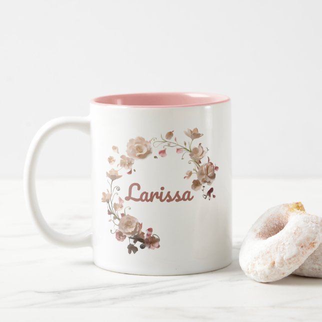 Larissa Floral Tasse (Mit Donut)