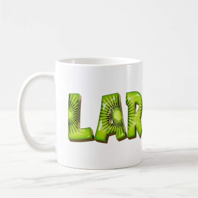 Larissa Name Kiwi Style Tasse Teetasse Kaffeetasse (Links)