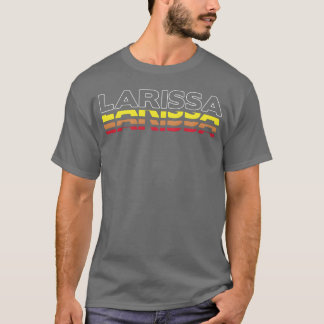 Larissa Vorname Lustig Vintage Sonnenuntergang Lar T-Shirt