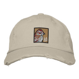 Lark Sparrow Bestickte Kappe