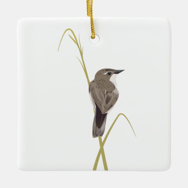 Lark Sparrow Keramikornament (Vorderseite)