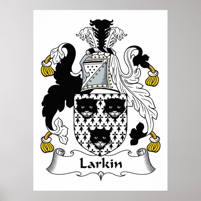 Larkin Familienwappen Poster (Vorne)