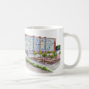 Larkin Gebäude mit Taur Kappenlogo Tasse