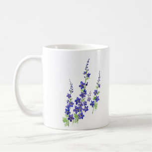 'Larkspur' Blume Kaffeetasse