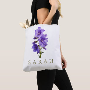 Larkspur Juli Custom Birth Blume Geschenk