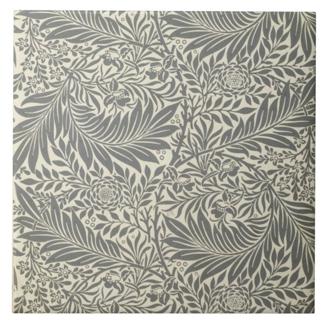 Larkspur, Tapetenentwurf, 1872 Fliese (Vorderseite)