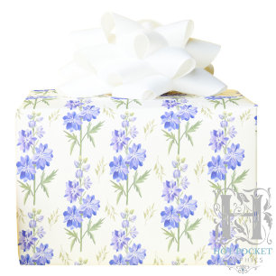 Larkspur Wrapping Paper Geschenkpapier