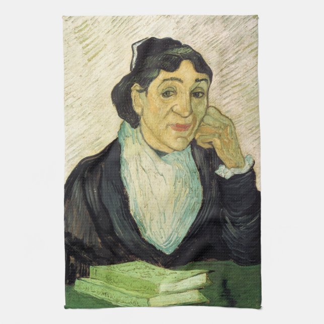 L'Arlesienne (Madame Ginoux) von Vincent van Gogh Geschirrtuch (Vertikal)