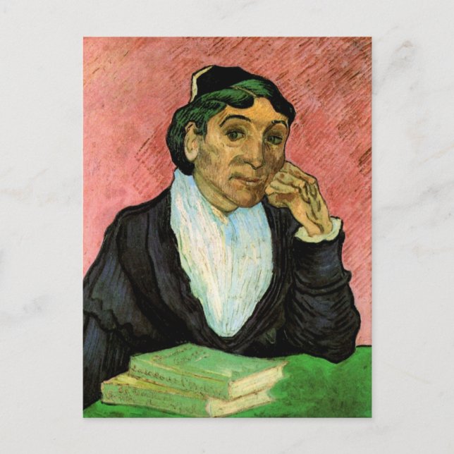 L'Arlesienne (Madame Ginoux) von Vincent van Gogh Postkarte (Vorderseite)