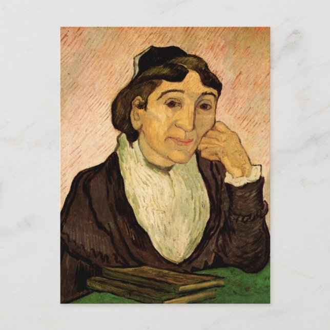 L'Arlesienne (Madame Ginoux) von Vincent van Gogh Postkarte (Vorderseite)