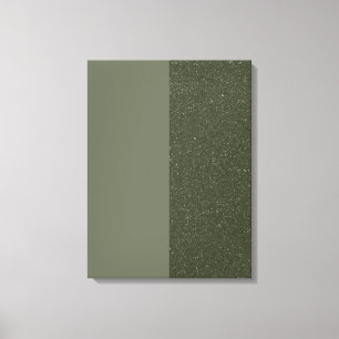 Lärm & Moss Grüne Leinwand Print (Custom)