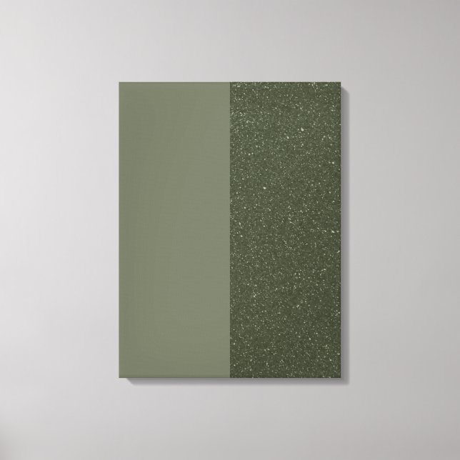 Lärm & Moss Grüne Leinwand Print (Custom) (Vorderseite)