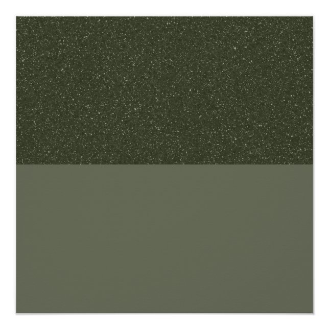 Lärm-Sky Moss Green Custom Glossy Poster (Vorderseite)