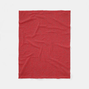 Lärm-Textur Tomato Red Fleece Blanket (Custom)