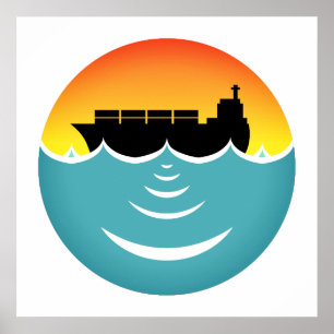 Lärmbelastung der Meere Poster