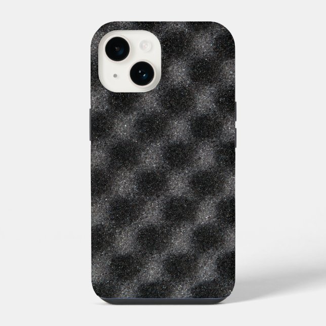 Lärmdämpfende Polyether-Platte.  iPhone Hülle (Rückseite)