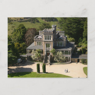 Larnach Castle, Dunedin, Neuseeland - Luftaufnahme Postkarte