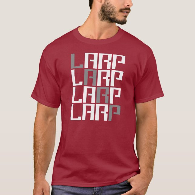 LARP - Liveaktions-Rollen-Spiel - Linkrot T-Shirt (Vorderseite)
