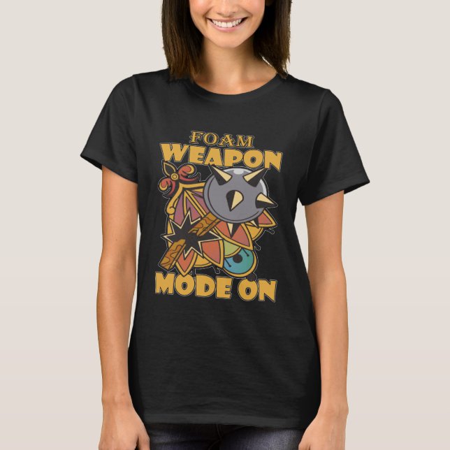 Larping Events  Foam Weapon Mode On T-Shirt (Vorderseite)