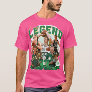 Larry Bird Legend Basketball Signature Vintag Ret T-Shirt