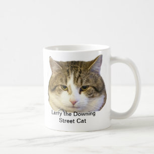 Larry das Downing Street-Katzen-Gesicht - Kaffeetasse