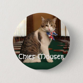 Larry das Downing- Streetkatze Button