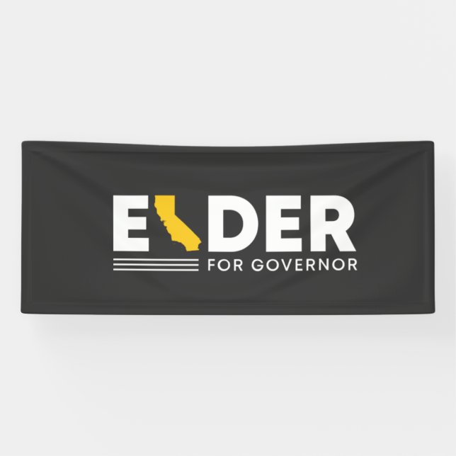 Larry Elder für den kalifornischen Gouverneur     Banner (Horizontal)