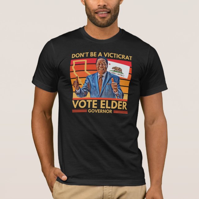 Larry Elder für den kalifornischen Gouverneur Vict T-Shirt (Vorderseite)