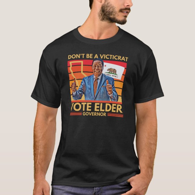 Larry Elder für den kalifornischen Gouverneur Vict T-Shirt (Vorderseite)