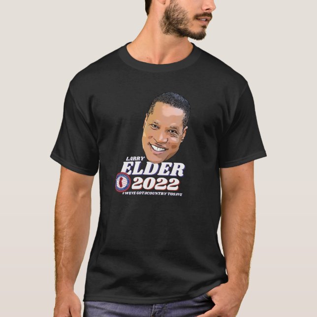 Larry Elder für Gouverneur 2022 T-Shirt (Vorderseite)