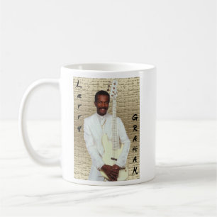 Larry Graham auf Gold Kaffeetasse