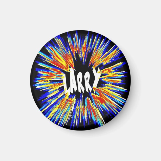 Larry Name Star Magnet (Vorne)