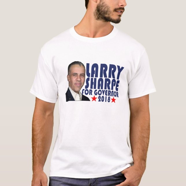 LARRY SHARPE FÜR LUSTIGES SHIRT GOUVERNEUR-NEW (Vorderseite)