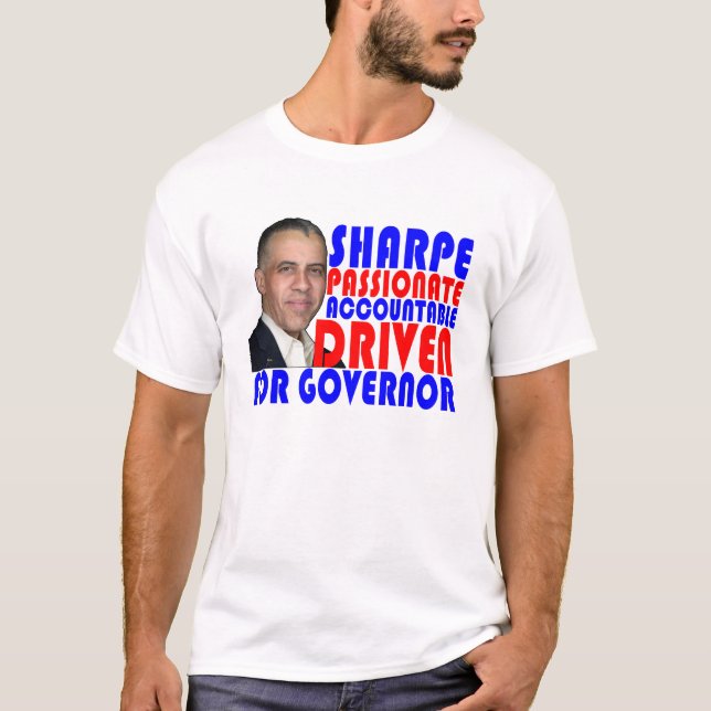 LARRY SHARPE FÜR LUSTIGES SHIRT GOUVERNEUR-NEW (Vorderseite)