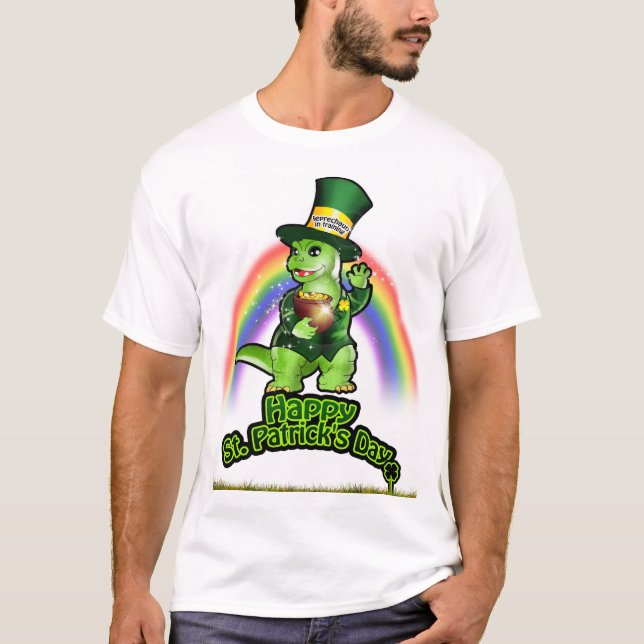 Larry the Leprechaun im Training T-Shirt (Vorderseite)