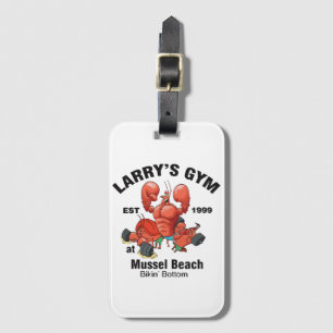 Larrys Fitnesscenter am Mussel Beach Gepäckanhänger