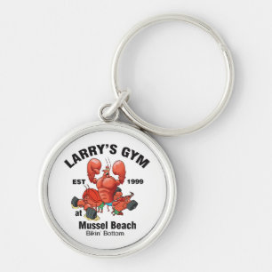 Larrys Fitnessstudio am Mussel Beach Schlüsselanhänger