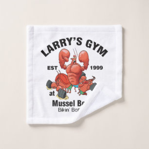 Larrys Fitnessstudio am Mussel Beach Waschlappen