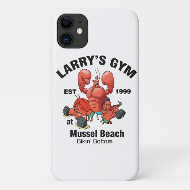 Larry's Gym am Strand von Mussel Case-Mate iPhone Hülle (Rückseite)